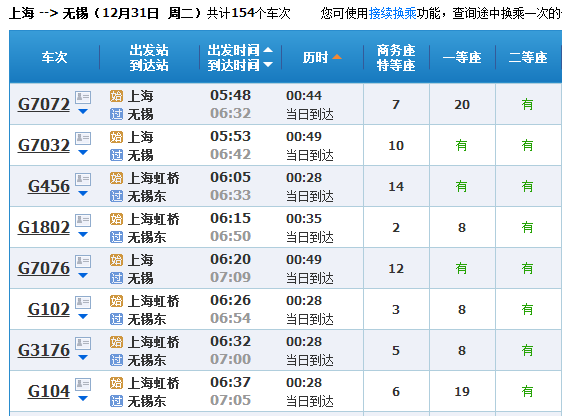 上海到无锡高铁有几班车-第1张-交通-答答问