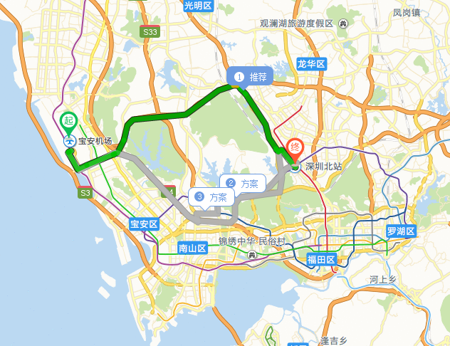 深圳机场到深圳高铁站有多远-第1张-交通-答答问
