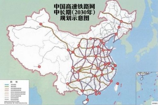 中国铁路网八纵八横是那些-第1张-交通-答答问