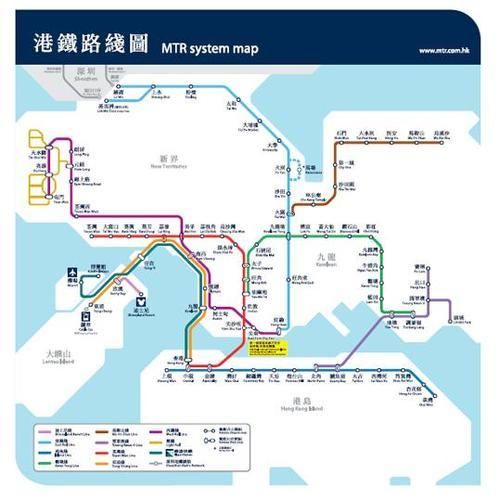 想知道: 香港特别行政区 地铁线路图 在哪-第1张-交通-答答问