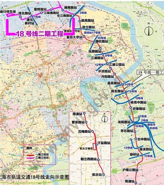 上海地铁18号线环评公示 交通利好房价或大涨-第1张-交通-答答问