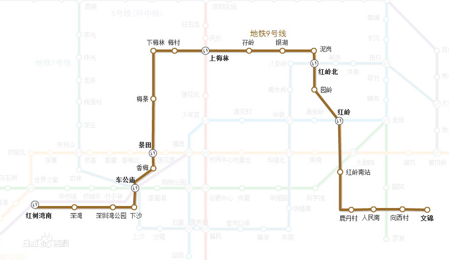深圳地铁9号线的站点设置-第1张-交通-答答问