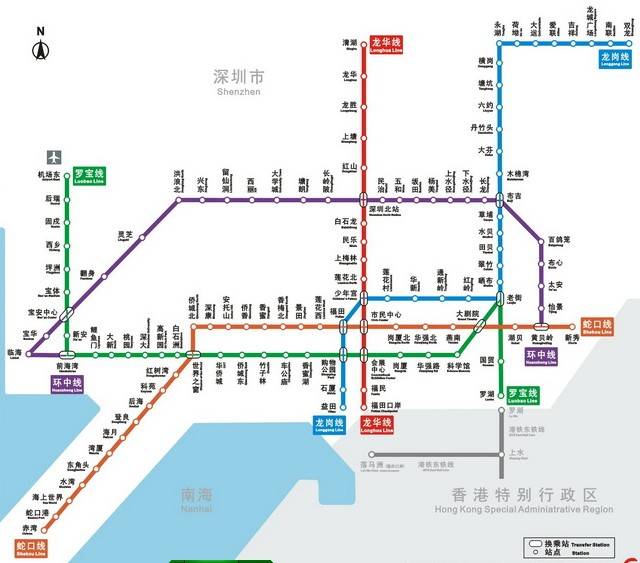 深圳地铁罗宝线的往返线路-第1张-交通-答答问