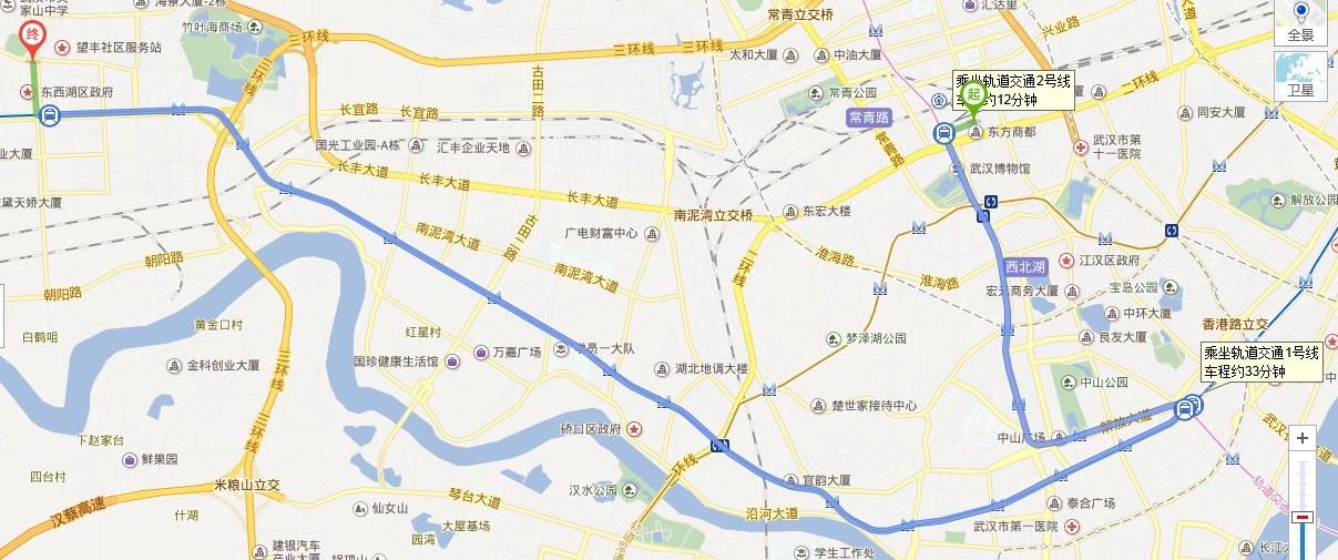 从汉口火车站到东西湖东吴大道796号怎么走-第1张-交通-答答问