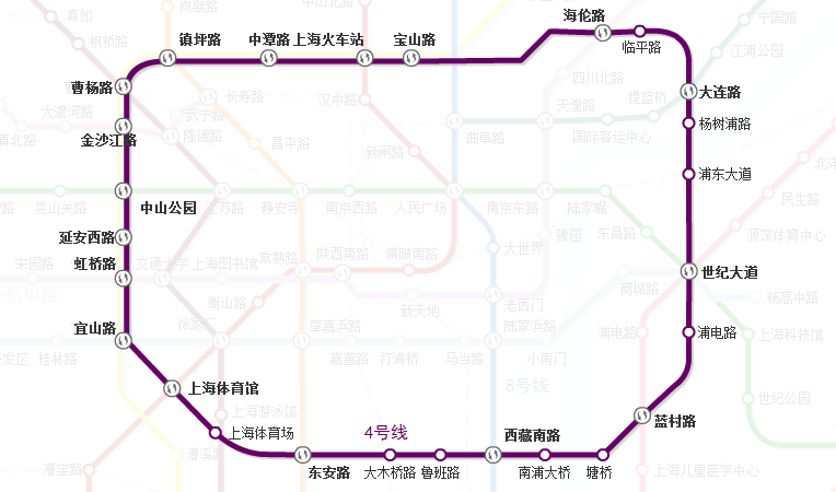 上海地铁4号线终点站在哪-第1张-交通-答答问