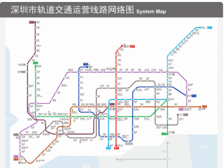 深圳地铁路线-第1张-交通-答答问