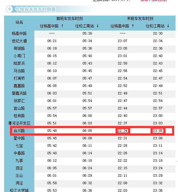 合川路地铁站几点钟关门-第1张-交通-答答问