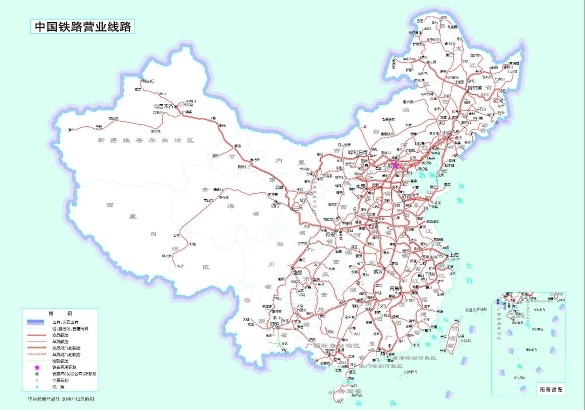 全国铁路一览图-第1张-交通-答答问