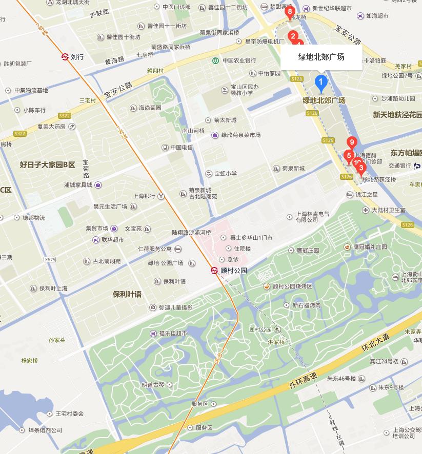 上海绿地北郊广场附近未来有什么地铁-第1张-交通-答答问