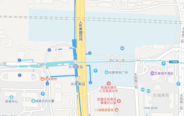 成都火车南站到地铁站怎么走-第1张-交通-答答问