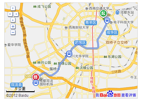 从成都北门汽车站到双流机场赶几号地铁-第1张-交通-答答问