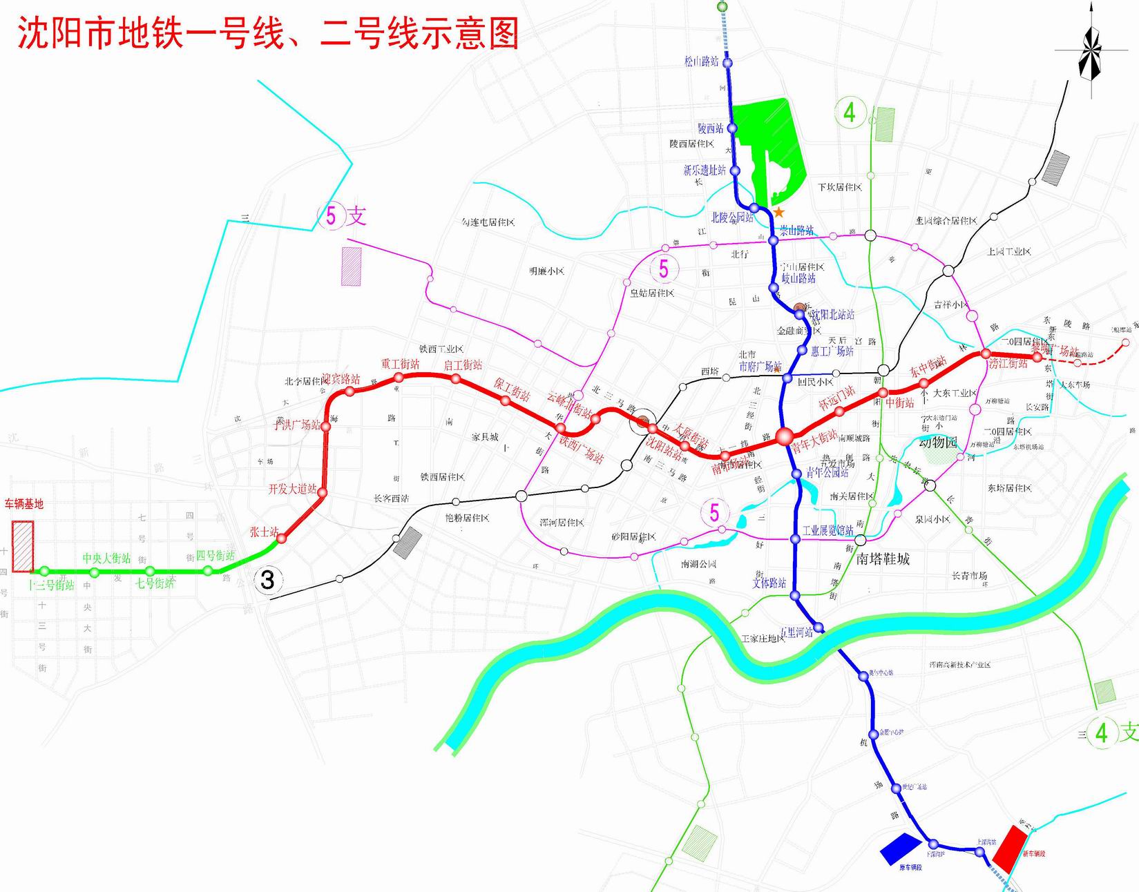 沈阳地铁一号线情况，开通，票价，延长线线路，站点等，介绍越详细越好，有加分-第1张-交通-答答问