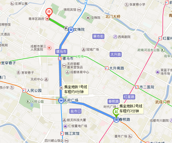 春熙路到青羊区怎么走-第1张-交通-答答问