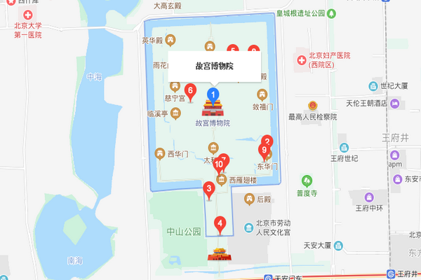 故宫博物院地图-第4张-旅游-答答问