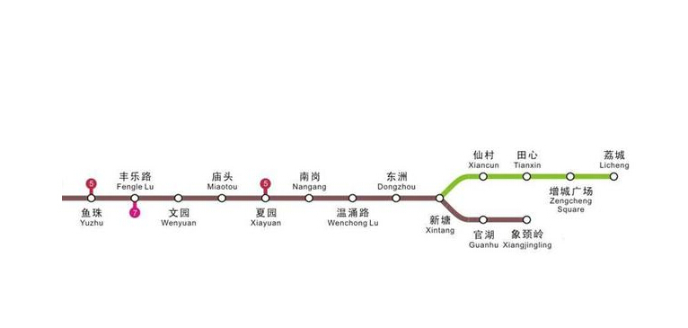 求图片：广州地铁13号线文园站下一站是什么站-第1张-交通-答答问