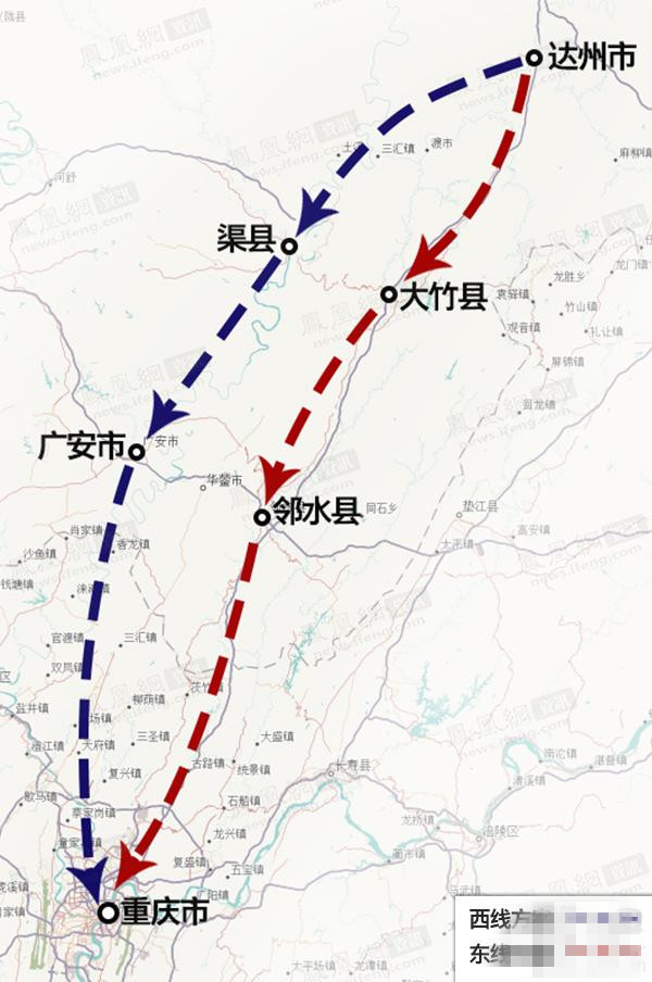 达渝城际铁路经过那些县-第1张-交通-答答问