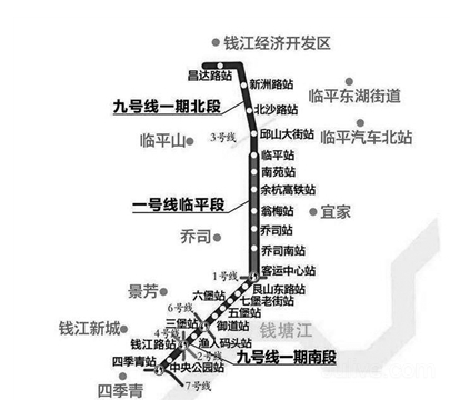 杭州地铁9,10号线路线是什么-第1张-交通-答答问