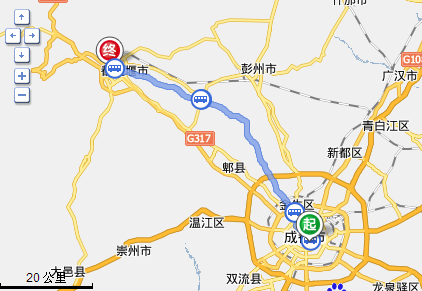 成都市区去都江堰景区怎样最方便-第1张-交通-答答问