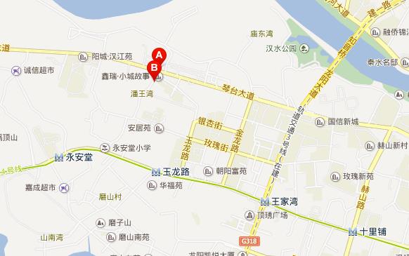 武汉琴台大道潘家湾到地铁4号线哪一站最近-第1张-交通-答答问