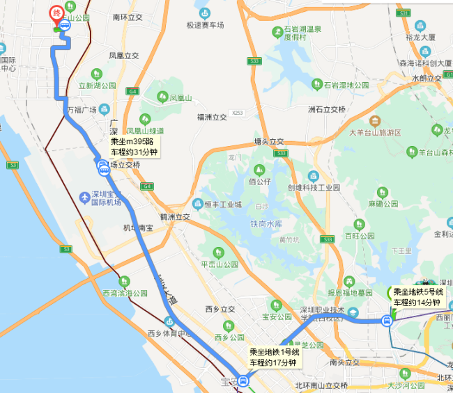 深圳西丽小学到宝安区建安路7一4号怎么坐地铁-第1张-交通-答答问