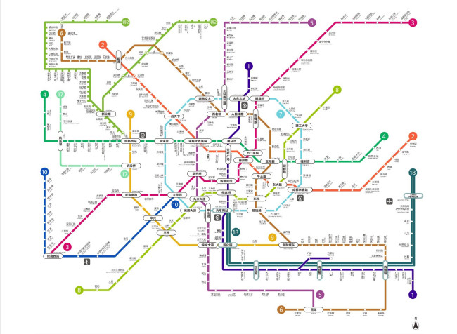 求成都地铁线路图，可以放大看清每一个站点！谢谢-第1张-交通-答答问