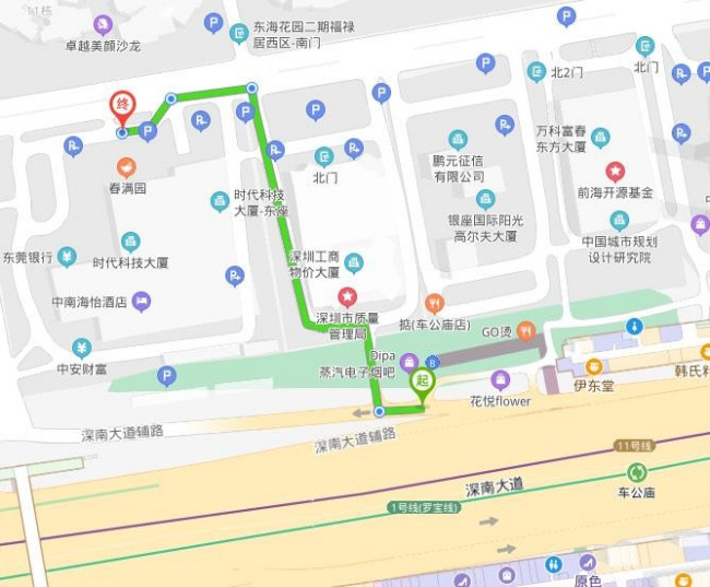 去福田区农园路时代科技大厦有地铁吗到了那个站出口-第1张-交通-答答问