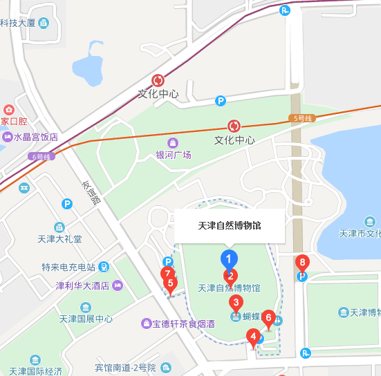 天津市自然博物馆坐几号地铁-第1张-交通-答答问