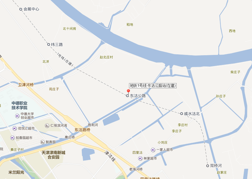 天津地铁1号线津南的东沽路站在哪-第1张-交通-答答问