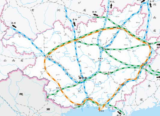 广西河池市规划路线图-第1张-交通-答答问