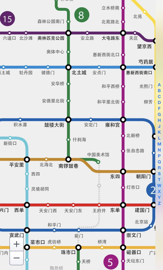 北京地铁站6号线转8号线有几站-第1张-交通-答答问