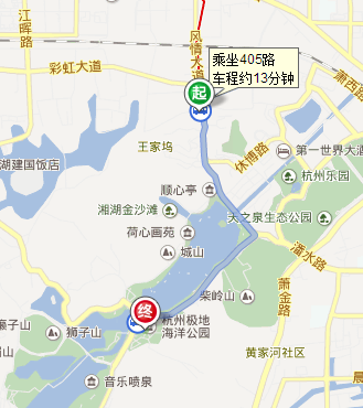 杭州地铁1号线湘湖站到极地海洋公园有多少路程-第1张-交通-答答问