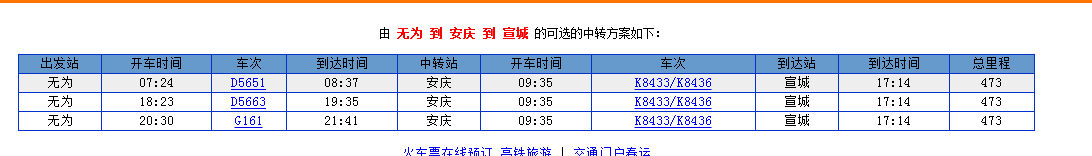 无为至宣城的高铁-第1张-交通-答答问