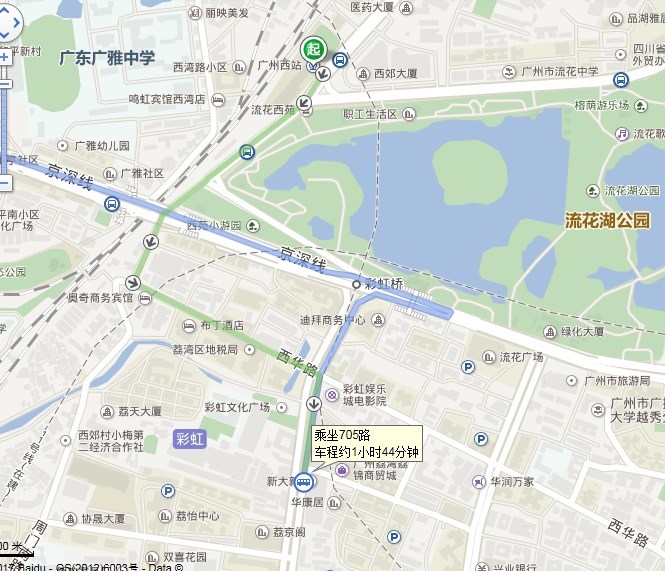 广州西门口地铁站哪个出口，有没有公交车直到工业大道交通职业技术学-第1张-交通-答答问