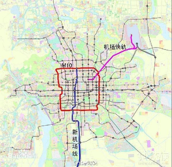北京南苑机场地铁线路图-第1张-交通-答答问