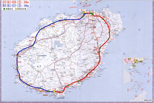 海南岛的环岛高铁的特点及原因-第1张-交通-答答问