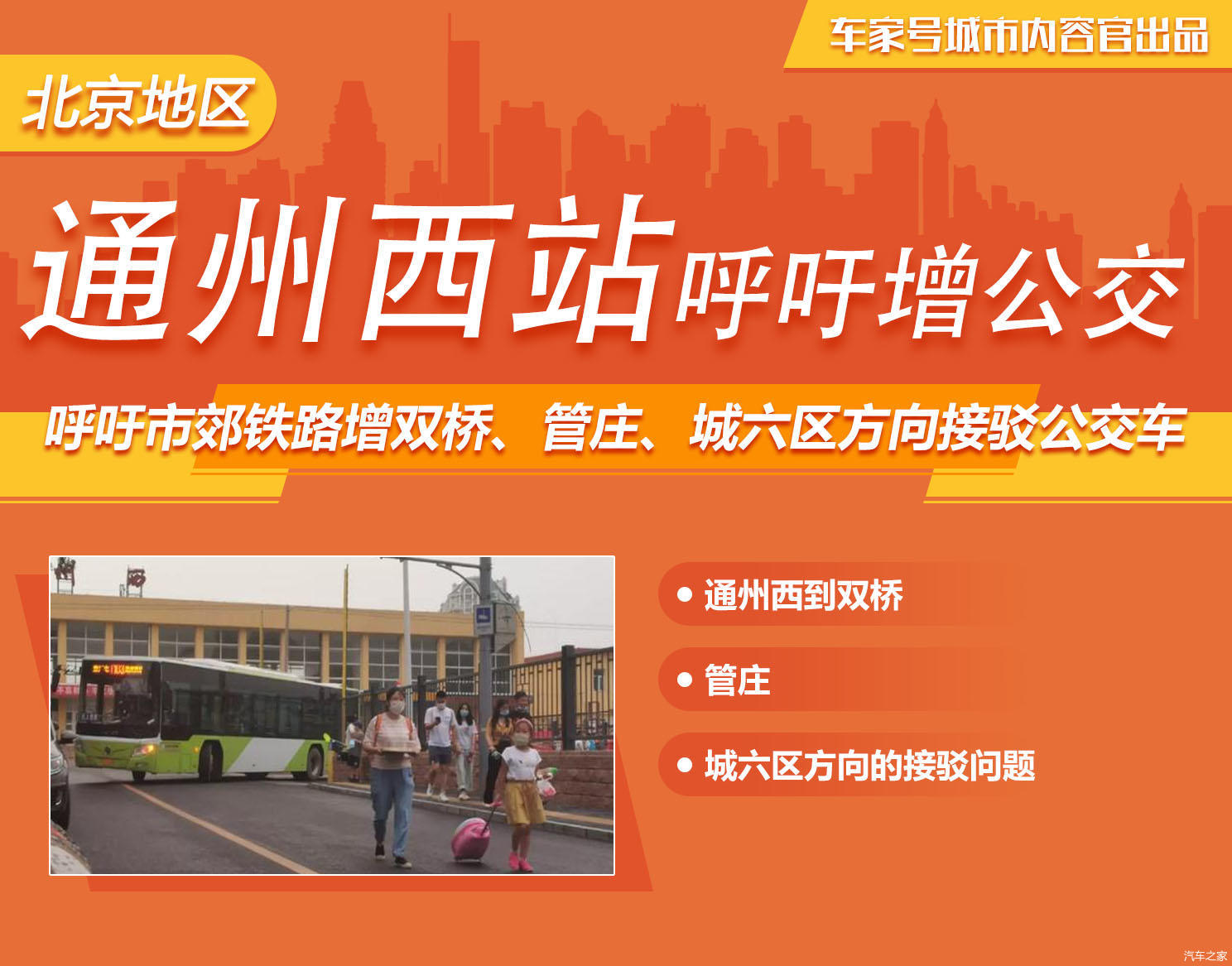 呼吁市郊铁路通州西站增双桥、管庄、城六区方向接驳公交车-第1张-交通-答答问