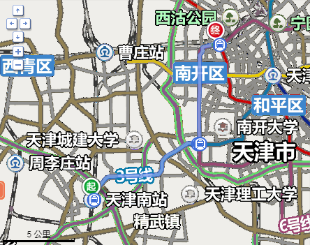 天津南站到天津西站地铁怎么走-第1张-交通-答答问