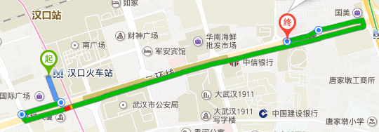 从汉口火车站D出口怎么到武汉阿波罗男科呢-第1张-交通-答答问