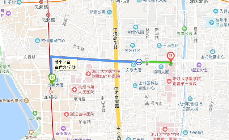 到浙江大学附属第一医院坐地铁哪里下最近-第1张-交通-答答问