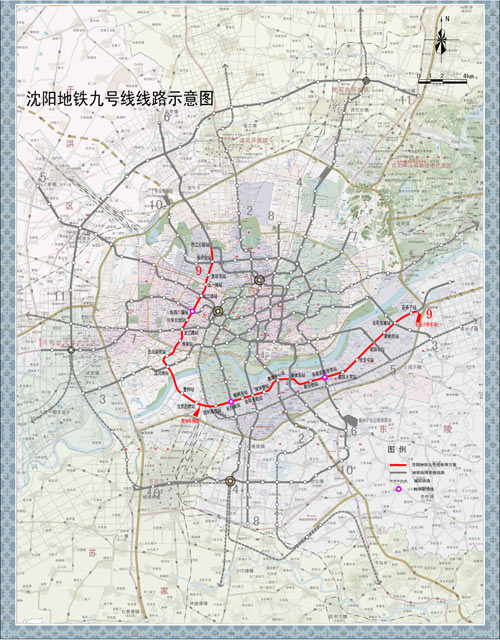 沈阳地铁9号线的具体路径-第1张-交通-答答问