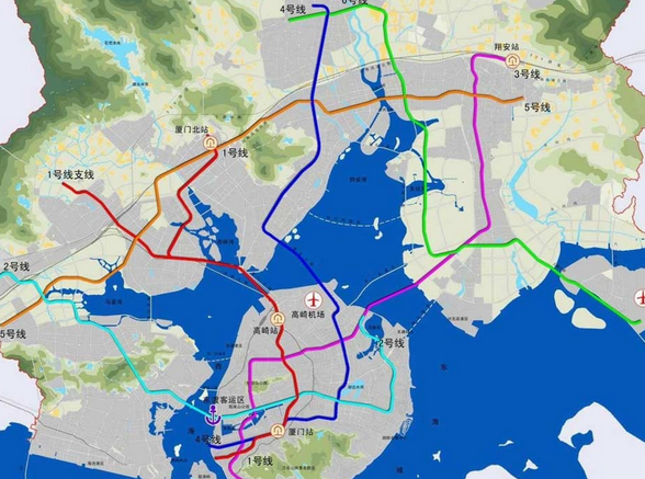 厦门地铁的总体规划-第1张-交通-答答问