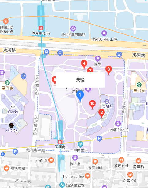 广州天河天环广场在哪个地铁站-第1张-交通-答答问
