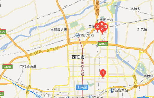 西安地铁几号线经过央未大学城-第1张-交通-答答问