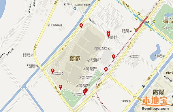 南京国际博览中心的地铁路线-第1张-交通-答答问