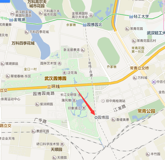 武汉地铁7号线的长风站在什么地方-第1张-交通-答答问