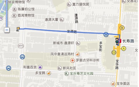 求从长寿路地铁站口到西关大屋详细怎样去-第1张-交通-答答问