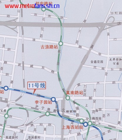 上海轨道交通15号线古浪路站在什么位置-第1张-交通-答答问