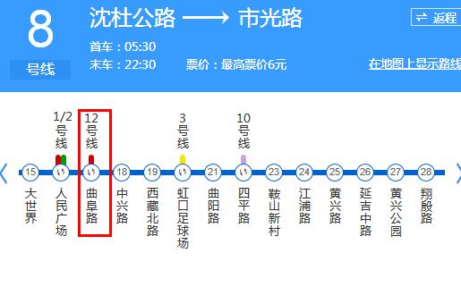 上海地铁八号线哪里换12号线-第1张-交通-答答问