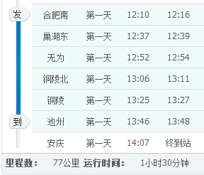 坐高铁合肥到池州经过哪几个站-第1张-交通-答答问