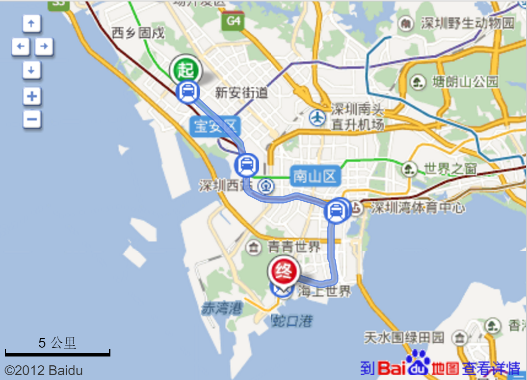 从深圳西乡坪洲地铁怎样坐车去海上世界-第1张-交通-答答问